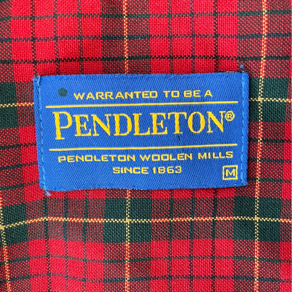 Sir Pendleton Worsted Wool Tartan Button Down | S… - image 4